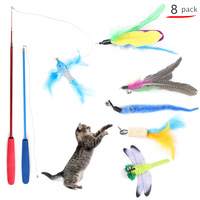 Juego de Juguetes para Gatos, Peluches Realistas de Dibujos Animados, Kit Combinado Interactivo Surtido para Entretenimiento Felino, Artículos para Mascotas
