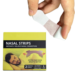 Tiras Nasales de Látex Libre para Mejorar la Respiración y la Calidad del Sueño, con Tejido de Red Seguro para la Piel, Cinta Anti Ronquidos - Product Image 3