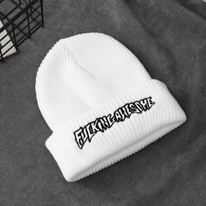 Autunno inverno cappello <span class=keywords><strong>di</strong></span> <span class=keywords><strong>lana</strong></span> a maglia sottile per le donne coreane ricamato cappello Pullover carino per gli studenti viaggiatori dolce Shopping - Product Image 6