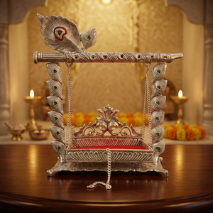 Jhoola de mariage élégante et traditionnelle, décorative, pour la décoration de scène de cérémonie de mariage, les lieux d'événements, les célébrations et la mise en place. - Product Image 5