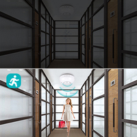 Détecteur de mouvement PIR réglable à 360 degrés pour plafond avec détection de 6 m et temporisation de 5-7 min, 220 V pour l'éclairage domestique