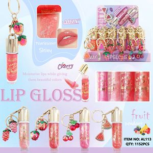 Llavero de Peluche con Forma de Gatito, Brillo Labial que Cambia de Color con la Temperatura, Hidratante, con Cabezal de Brocha Grande, Nuevo Estilo - Product Image 3