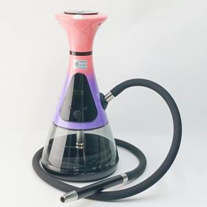 Fabricante de Vapers Eléctricos Esmerilados con LED <span class=keywords><strong>Recargable</strong></span> al Por Mayor con Logo Personalizado para Bares de Hookah, Coche y Viaje, Caja de Sabores de Shisha Gratis - Product Image 1