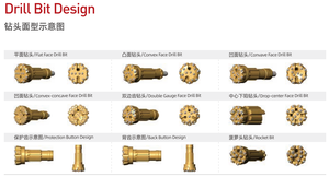 160mm lỗ khoan DTH búa khoan bit và búa - Product Image 6