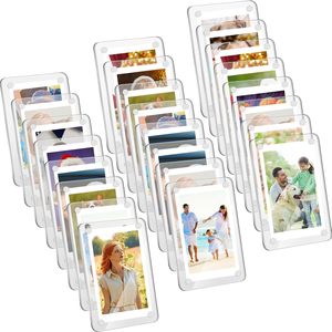 Cadres photo magnétiques transparents en acrylique robuste pour affichage de photos et aimants de réfrigérateur pour la cuisine (vente en gros) - Product Image 1