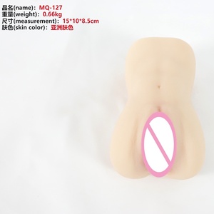 Masturbador Masculino de Bolsillo 2 en 1 de TPE, Vagina Ajustada y Anal, Juguetes Sexuales para Hombre, Venta al Por Mayor de Fábrica - Product Image 2