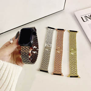 Apple için kazan-kazan paslanmaz çelik Metal petek saat kayışı bilezik izle Ultra 2 bant 49mm için Iwatch serisi 10 42mm 46 mm - Product Image 3