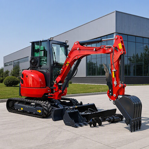 Mini-excavatrice à chenilles 1,5 tonne avec moteur EPA, micro-pelleuse 1 tonne, excavatrice hydraulique agricole compacte avec accessoires complets, livraison gratuite - Product Image 5