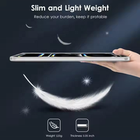 Coque arrière rigide en acrylique transparent pour iPad Pro 11 pouces (M4) 2024 (5e génération)
