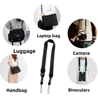 Sangles de lanière en nylon de style simple personnalisées pour appareil photo, sangle réglable à porter en bandoulière, sangle d'épaule universelle en nylon robuste