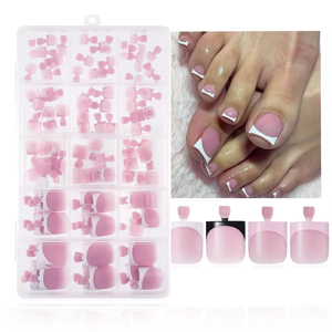 <span class=keywords><strong>Faux</strong></span> Ongles d'Orteils à Presser <span class=keywords><strong>Gel</strong></span> Souple Rose Couvrants avec Logo Personnalisé, Vente en Gros, Qualité PMMA Supérieure, Prédécoupés en <span class=keywords><strong>Gel</strong></span> Couleur - Product Image 1