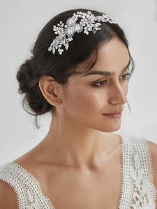 <span class=keywords><strong>À</strong></span> la mode strass fleur diadème bandeau <span class=keywords><strong>épingle</strong></span>s <span class=keywords><strong>à</strong></span> <span class=keywords><strong>cheveux</strong></span> accessoires de <span class=keywords><strong>cheveux</strong></span> de mariage et bijoux - Product Image 2