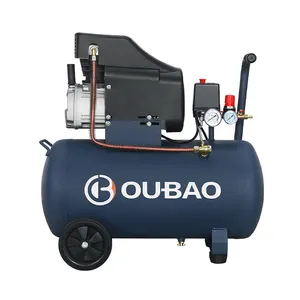 OUBAO 압축기 De Aire De 50 리터 50L 1.5Kw 공기 압축기 직접 구동 오일 피스톤 공기 압축기