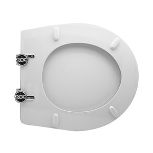 Bidets électroniques modernes carrés Galassia Xes à fermeture douce en forme de V pour salle de bain, fabriqués en bambou, bois, plastique PP et résine d'urée - Product Image 2