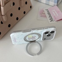 Coque de téléphone rotative à 360 degrés avec support, motif dessin animé IMD, personnalisable pour iPhone 18 Pro, 18 Pro Max, 17, 17 Pro, 17 Pro Max, 16, 16 Pro Max, 15 Pro Max, 15 Pro