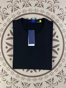 Toptan marka yüksek kalite pamuk nakış rahat nefes yuvarlak boyun kısa kollu tişört kadın Mens - Product Image 1