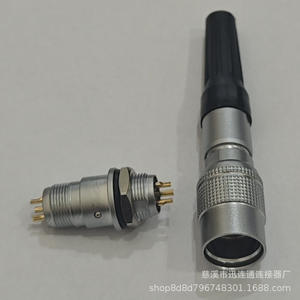 Connecteur circulaire Xunlian YC8 8P, prise mâle, montage sur panneau, verrouillage automatique par poussée et traction, pour la communication - Product Image 4