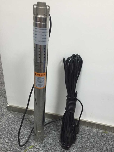 2 Inch High Pressure Multistage Submersible Deep Well Borehole Water Pumps for Family Homes