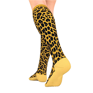 Leopard Print <b>Compression</b> <b>Socks</b> Unisex Sports Athletic <b>Running</b> Nurse Travel Breathable <b>Socks</b> - Product Image 1