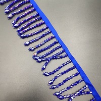 ZSY Garniture de franges de gland de perles de cristal de haute qualité pour la décoration de robe