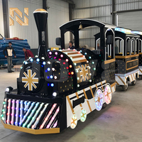 Train sans rails Nova Rides TLT-FT6 pour l'intérieur et l'extérieur, idéal pour les parcs d'attractions et les fêtes foraines