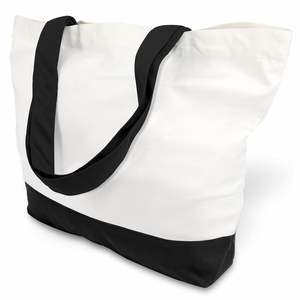Sac fourre-tout en toile de coton personnalisé avec longue poignée en tissu réutilisable pour un usage quotidien et cadeau publicitaire - Product Image 1
