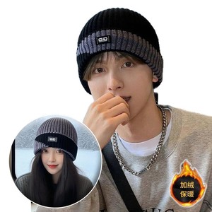 Korean Style Winter Knitted Ski <b>Hat</b> Fleece Lined <b>Warm</b> Windproof Adult Unisex <b>Hat</b> - Product Image 5