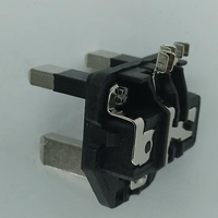 Insert de prise électrique à 3 broches BS Standard UK avec mise à la terre, composant de prise de haute qualité 13A pour des connexions d'alimentation sûres