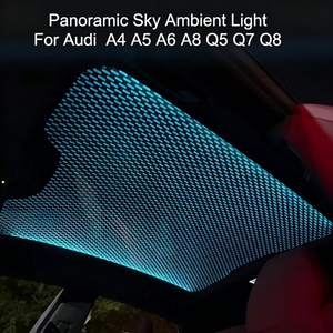 Film Panoramique <span class=keywords><strong>Ciel</strong></span> <span class=keywords><strong>Étoilé</strong></span> Premium avec Lignes Lumineuses LED Ambiance Lumineuse Intérieure Synchronisée pour Audi A4/A5/A6/A8/Q5/Q7/Q8 - Product Image 5