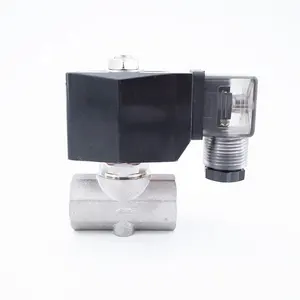 GOGO high quality 2 way water pressure solenoid valve 1/8" 1/4" BSP normally coffee valve