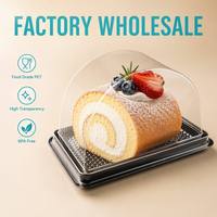 Boîtes carrées transparentes pour gâteaux, contenants à tiramisu, emballages de qualité supérieure pour la pâtisserie à domicile et en boulangerie - Vente chaude