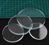 Disques acryliques vierges de taille personnalisée, feuille ronde en acrylique, plexiglas découpé au laser