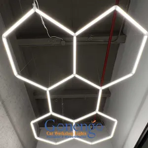 Best Verkopende Aluminium Werkende Auto Werkplaats Detaillering Luz Zeshoekige Garage Light