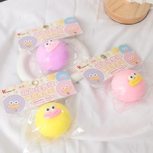 ลูกบอลบีบเล่นตลกๆ นุ่มนิ่ม บีบแล้วคืนรูปช้าๆ ของเล่นเสริมประสาทสัมผัส บรรเทาความเครียด ลดความวิตกกังวล ของเล่นบีบคลายเครียด - Product Image 4