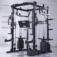 Dinuo OEM/ODM Station d'entraînement multifonctionnelle Smith Machine pour usage domestique, demi-cage de musculation