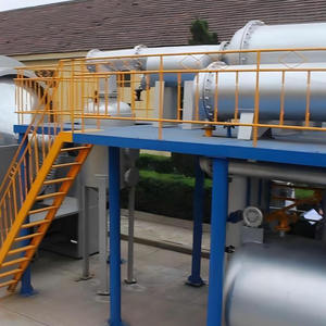 เครื่องเปลี่ยนของแข็งให้เป็นน้ำมันเชื้อเพลิงเครื่องไพโรไลซิสแบบ100kg-30tpd - Product Image 4