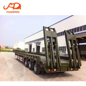 Camion semi-<span class=keywords><strong>remorque</strong></span> surbaissé <span class=keywords><strong>de</strong></span> chantier spécial 60 80 100 tonnes, <span class=keywords><strong>remorque</strong></span> surbaissée pour le transport <span class=keywords><strong>d</strong></span>'excavateurs à vendre - Product Image 2