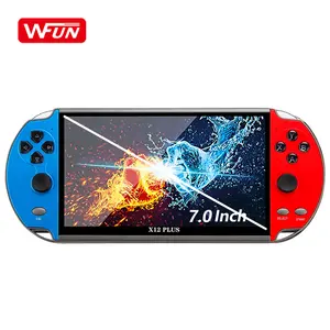 Video Spiele Konsole 7 zoll 16GB X12 Plus Consola 20000 + Spiele für PSP Handheld Retro Arcade Spiele Spieler mit Doppel Rocker