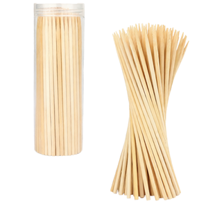 Brochettes en bambou naturel jetables de qualité alimentaire, écologiques et minimalistes pour barbecue - Vente en gros usine Jimao - Product Image 1