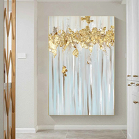 Abstrait or affiche peinture décorative impression luxe mur art photo salon intérieur cristal porcelaine peinture