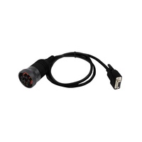 Câble de diagnostic automobile Type 1 J1939 9 broches vers DB9 femelle, faisceau de câblage OBD2 OBDII pour camion, connecteur Deutsch