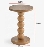 Table d'appoint ronde en bois pour salon, vente en gros