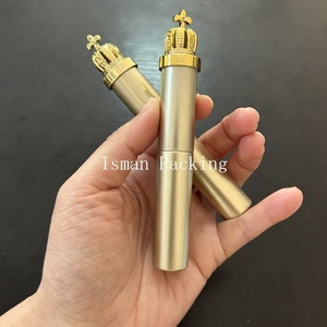 Tube de <span class=keywords><strong>mascara</strong></span> ISMAN Luxury 8ml Golden Crown vide, flacon de sérum pour la croissance des cils Queen, vente en gros, étiquette privée, fabrication sur mesure, usine professionnelle - Product Image 3