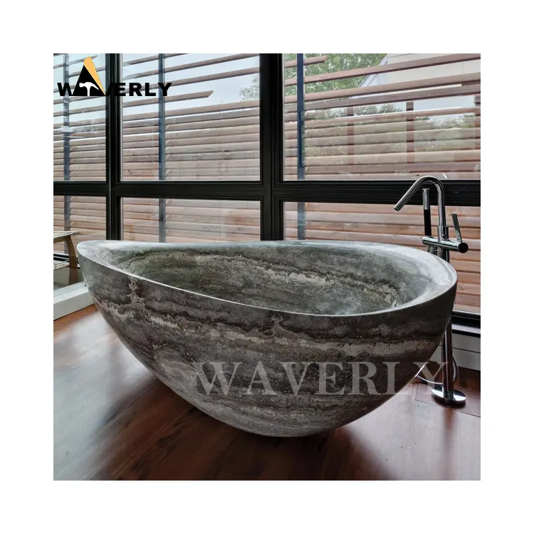 The Independent Bathtub Wholesale Bathtub Popular Solid Surface Antique Stone Bathtub For European Market