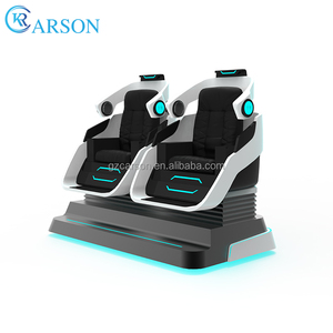 Hot bán 2 ghế 9D VR Cinema Ghế Nhà Máy Giá thực tế ảo Thiết bị mô phỏng VR Máy trò chơi - Product Image 1