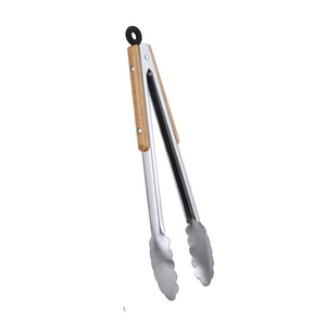 Pinces à nourriture en acier inoxydable de 12 pouces, pinces de <span class=keywords><strong>cuisine</strong></span>, pinces à barbecue, pinces spéciales pour steak, pain, <span class=keywords><strong>viande</strong></span> - Product Image 4