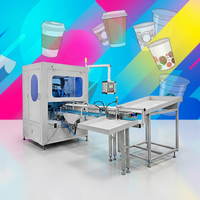 Machine d'impression de tasse numérique UV 360 certifiée par SGS avec du CE pour le papier jetable/alun/mousse/tasses en plastique/impression de seau de peinture