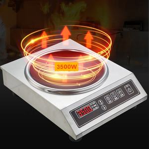 Estufa eléctrica de inducción <span class=keywords><strong>Wok</strong></span> para el hogar, dispositivo comercial de 3500W, con placas calientes, 5kw, Ce, OEM, de acero inoxidable - Product Image 3