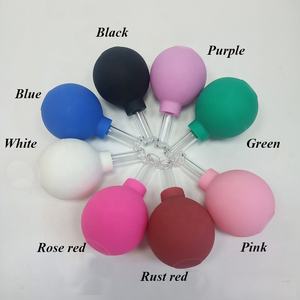 4 Ukuran Set Bekam Wajah Tahan Lama, Cangkir Bekam Silikon Kaca Pemijat Tubuh Muka, Peralatan Terapi Bekam Vakum - Product Image 5