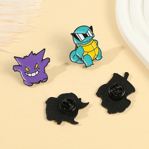 Broches y insignias decorativas de metal con temática animal: <span class=keywords><strong>Kodak</strong></span>, Duck, Squirtle, Kirby, Bulbasaur, chapados, grabados e impresión digital - Product Image 2
